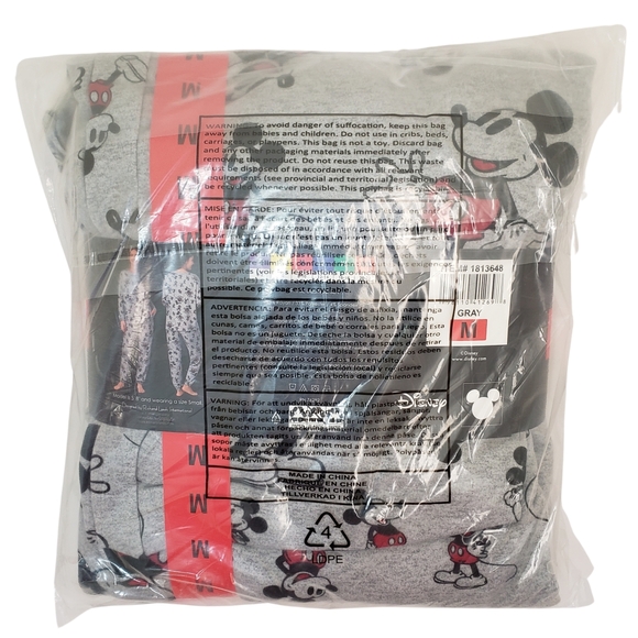 DISNEY Women's 2-piece Lounge Set Mickey Mouse NWT - Picture 3 of 3